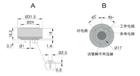 气体传感器接线图