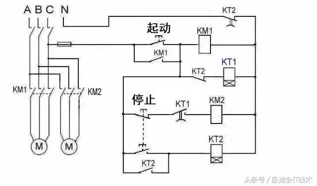 液位浮子控制电机接线图